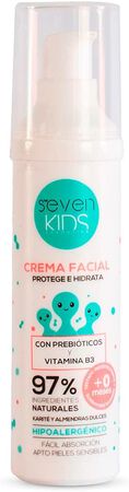 Crema Facial Infantil Seven Kids 50Ml Con Prebióticos Y Vitamina B3 Hipoalergénico