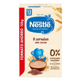 Papilla 8 cereales con cacao Nestlé 725g