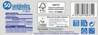 Servilletas Lanta 50 uds triple capa color blanco