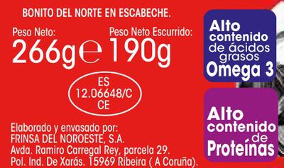 Bonito Alipende 190g en escabeche