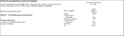 Hojaldrina bolsa Mata 400g