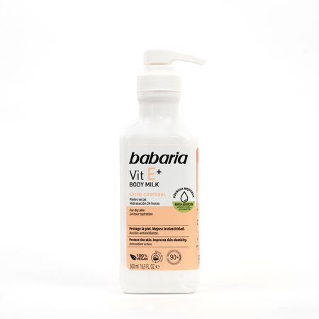Leche corporal Vit E+ Babaria Protege la piel