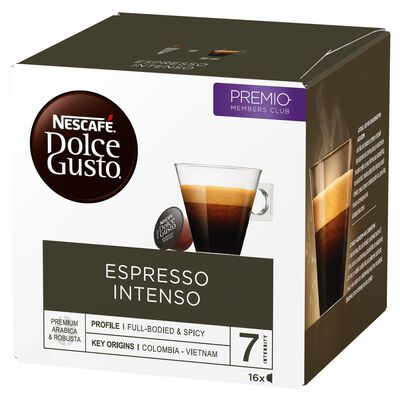 Caf&eacute; espresso intenso nescaf&eacute; Dolce Gusto 16 c&aacute;psulas