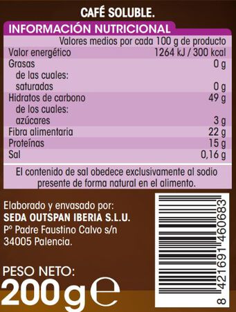 Caf&eacute; soluble Alipende 200g