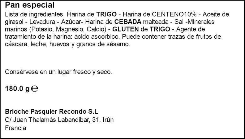 Chapata Recondo 180g