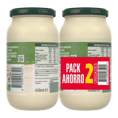 Salsa fina casera Calvé 430ml pack-2