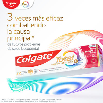 Pasta de Dientes Colgate Total Antidesgaste + Erosi&oacute;n 75ml