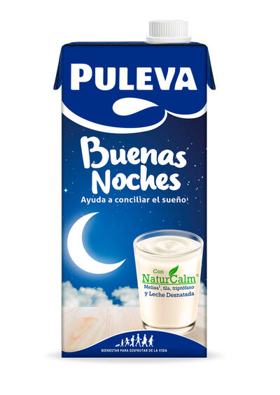 Bebida láctea sin lactosa Puleva 1l buenas noches