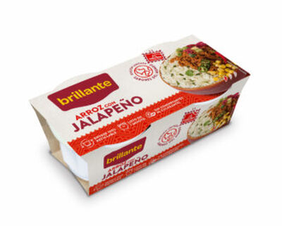 Arroz con jalapeños Brillante pack 2
