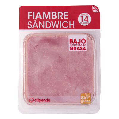 Fiambre de sándwich en lonchas Alipende 300g