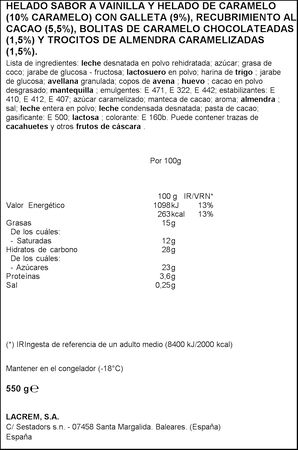 Tarta La Menorquina 1l fant&aacute;stica