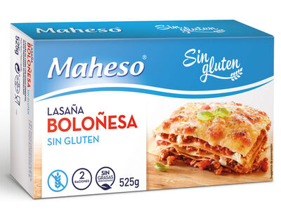 Lasaña sin gluten Maheso 525g boloñesa
