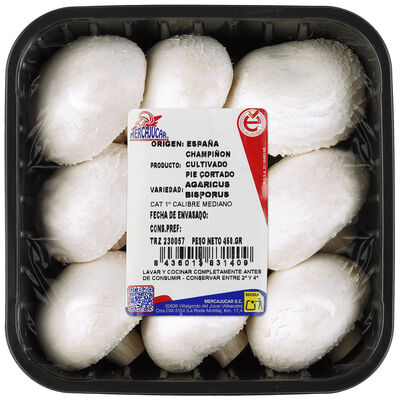 Champi&ntilde;&oacute;n cortado bandeja 450g