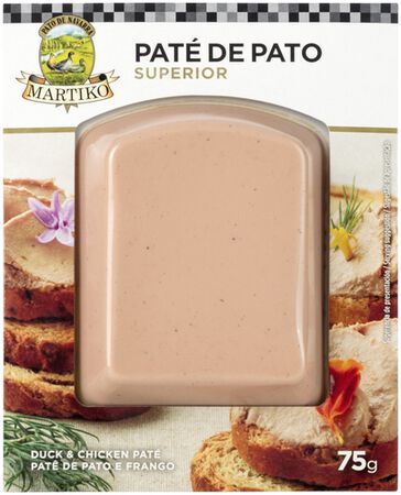 Paté de pato Martiko bloc 75g