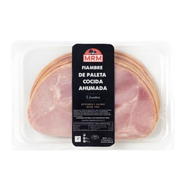Fiambre de paleta cocida ahumada 350g
