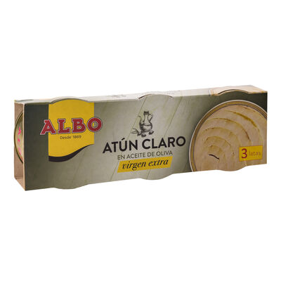 Atún Albo pack 3 en aceite oliva virgen extra