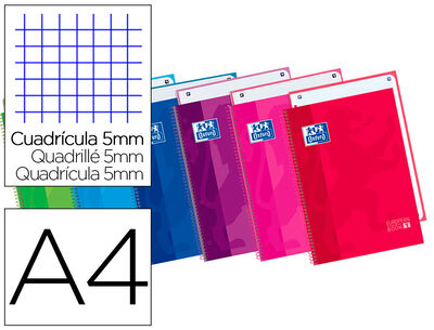 Cuaderno A4 Oxford Tapa Extradura