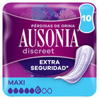 Compresa Ausonia Discreet 10 unidades maxi extra seguridad