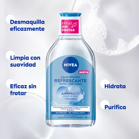 Agua micelar Nivea 400 ml Refrescante