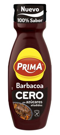 Salsa barbacoa sin az&uacute;cares a&ntilde;adidos Prima 300g