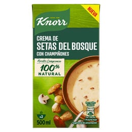 Crema Knorr 500ml setas del bosque con champiñones