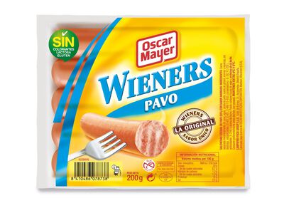 Salchichas pavo Oscar Mayer 200g 5 piezas