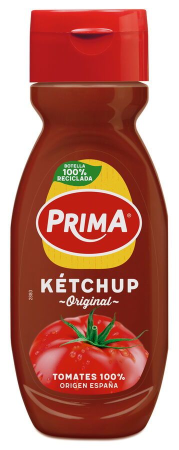 Ketchup sabor original elaborado con tomates españoles Prima 290g
