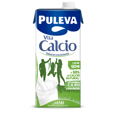 Leche Puleva calcio 1l semidesnatada