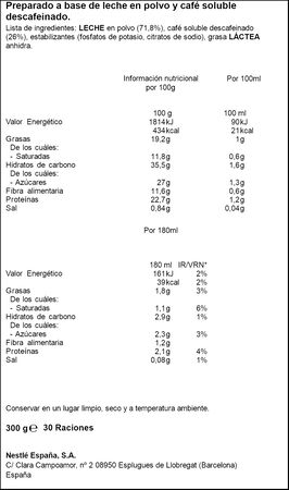 C&aacute;psulas de caf&eacute; con leche descafeinado Nescaf&eacute; Dolce Gusto 16 c&aacute;psulas