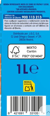 Fruta con leche mediterráneo Alipende 1l