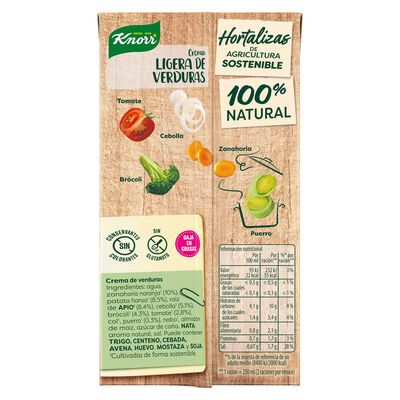 Crema ligera de verduras Knorr 500ml