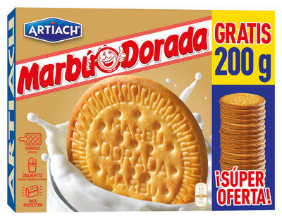 Galletas marb&uacute; dorada Artiach 600+200g