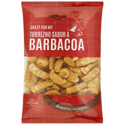 Torrezno sabor barbacoa crujiente Alipende 90g