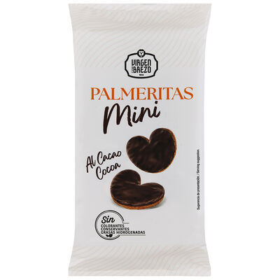 Mini palmeritas Virgen Brezo 175g Cacao
