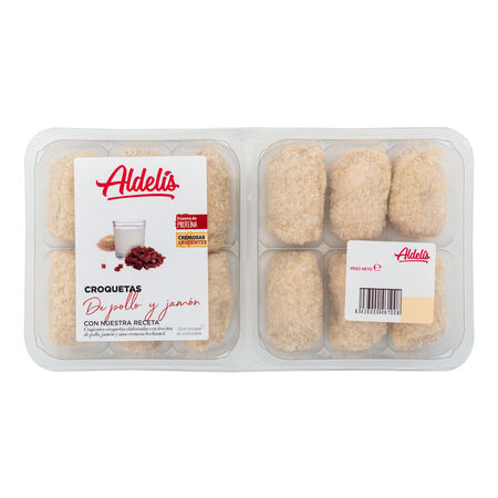 Croqueta de pollo y jamón Aldelis 380g