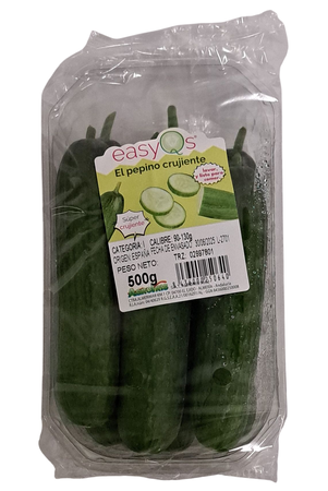 Pepino crujiente bandeja 500g