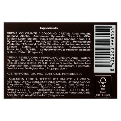 Tinte de cabello Alcántara Brilliant Color nº 11.1 plata