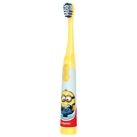 Cepillo de dientes de batería Colgate Minions para niños 3+ años, extra suave