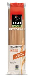 Spaghetti integral GALLO, paquete 450 g