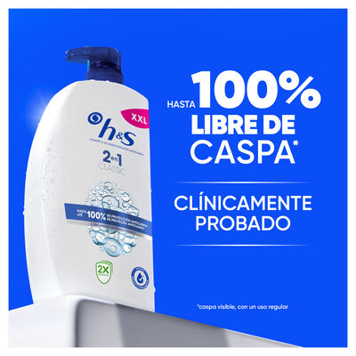 Champú 2en1 H&S 800 ml Clásico