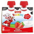 Alimento infantil yogikids pouch pack 2 fresa Pascual