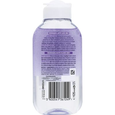 Desmaquillante ojos Garniel 125ml 2 en 1