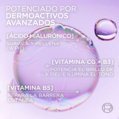 Crema l&iacute;quida Revitalift filler textura glass skin de L'O&acute;r&eacute;al 50 ml