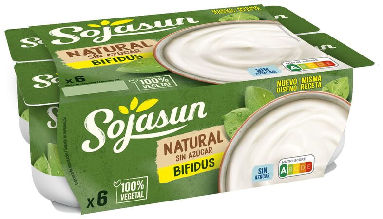Postre bífidus Sojasun pack 6 natural