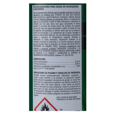 Insecticida concentrado Lanta spray 520ml hogar