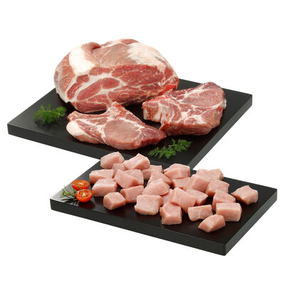 LOTE 1kg de magro + 1kg de aguja de cerdo