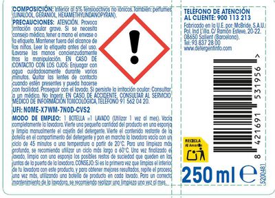 Limpia lavadoras Lanta 250ml