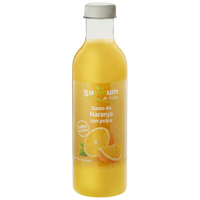 Zumo refrigerado con pulpa exprimido Summum 750ml Naranja