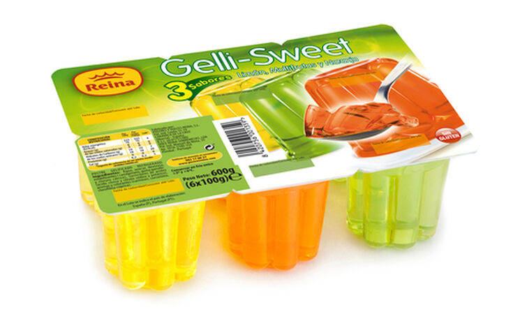 Gelatina gelli sweet Reina pack 6 sabores