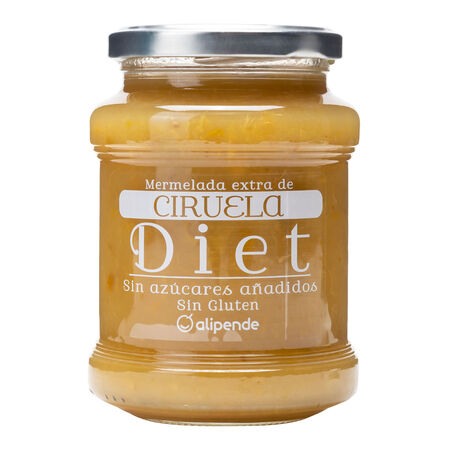 Mermelada diet ciruela sin azúcar añadido Alipende 350g